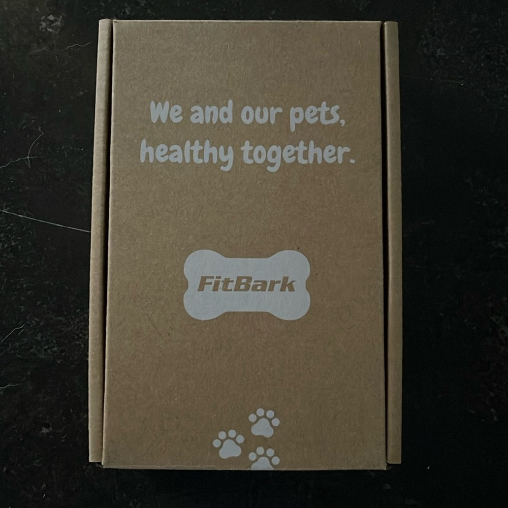 FitBark 2 Original Box with zip ties, charger and cover. Perfect Condition